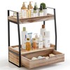 Boulphia 2-Tier Bathroom Organizer Countertop, Bathroom Sink Organizer Countertop, Vanity,