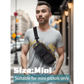 WCALULEG Edc Pouch Small Tool Bag Edc Bag Tactical Pouch Organizer Mini Pouches with Zipper Small Tool Backpack (Khaki)