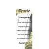 Tracie "Courageous" Keepsake Name Meaning Bookmark with Bible Verse and