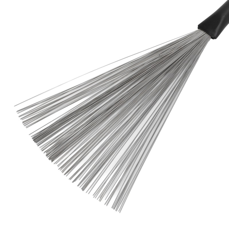 2PCS Drum Brush Double Headed Dual Purpose Maple Drumstick Rubber