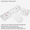 Baby Sleeping Pillow Ergonomic Newborn Head Pillow Soft Detachable Infant