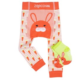 ZOOCCHINI Unisex Baby & Leggings, Socks Set, Bella The Bunny, 12-18 Months US