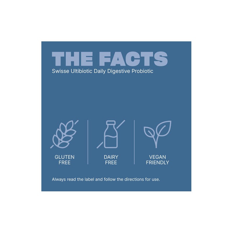 Swisse Ultibiotic Daily Digestive Probiotic 30 Pack