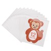 12pcs Newborn Baby Monthly Sticker for 1-12 Month Milestone Memories