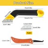 8 Pcs Pro Grout Scraping Rake Tool, Grout Removal Tool