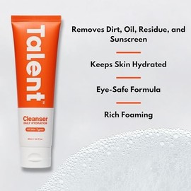 Talent Essential Starter Skincare Set | 90 Day Supply | Sensitive Skin, Dry Skin, Oily Skin | Daily Hydration Cleanser & Skin Balancing Moisturizer | Anti-Aging, Hydrating, EWG Verified