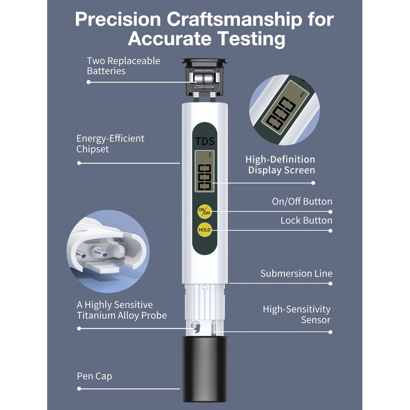 Tds Meter Digital Water Tester - Affordable & Reliable Water