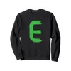 Creative Bold Green Letter E - Design Alphabet - Marker