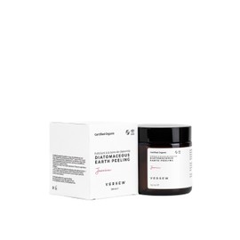 Versew Organic Vegan Skin Perfecting Face Exfoliant, Diatomaceous Exfoliant, Diatomaceous Exfoliant, 100% Natural Formula Against Blackheads, Pimples, for All Skin Types (100 ml)