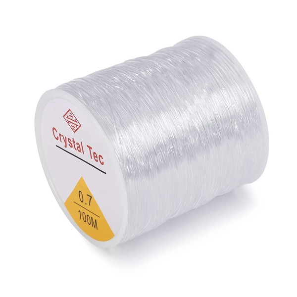 OBSEDE 1 Roll/100m 0.7mm Elastic Stretch Crystal Thread Fishing Line