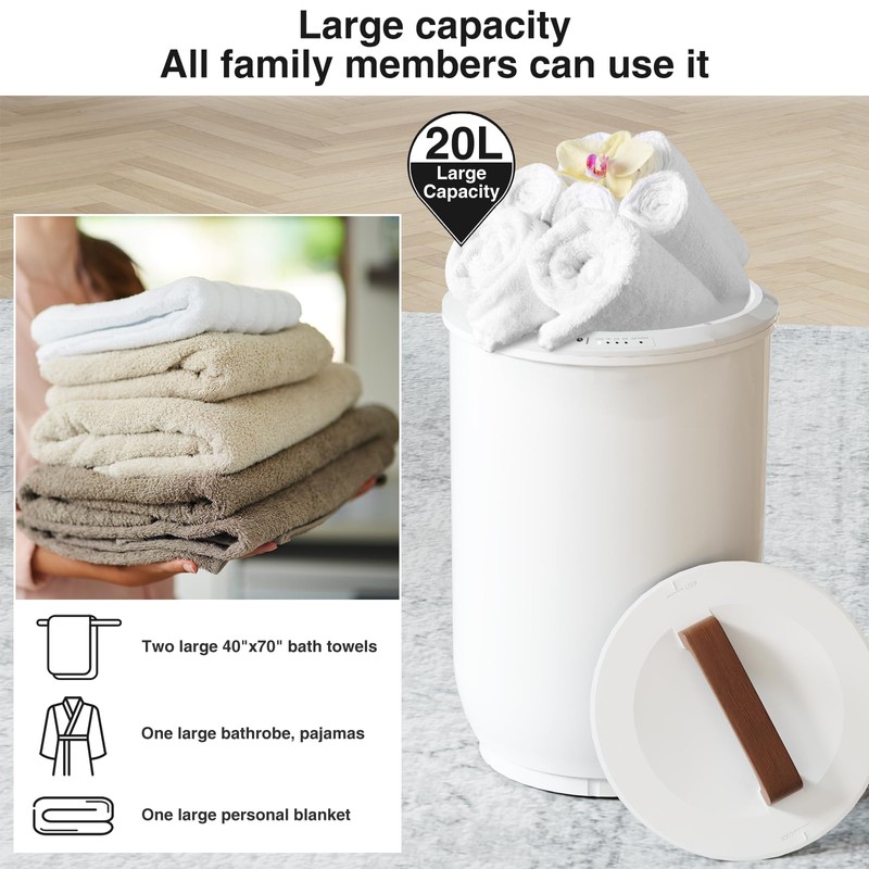 SAMEAT Heated Towel Warmers for Bathroom - Large Towel Warmer