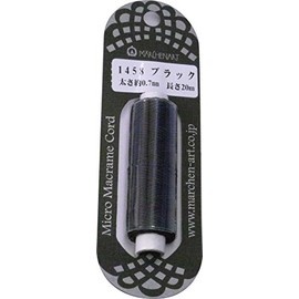 メルヘンアート マイクロマクラメコード 1458-ブラック