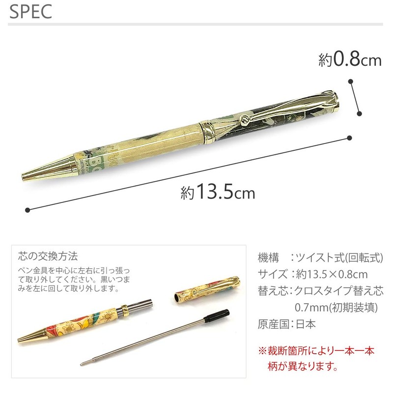 luminio Permanent Ball Point Pen 0.7 Twist-on Cross Type Fine