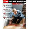 Saker Stair Tread Template Tool,2025 New Stair Measuring Tool,Stair Tread