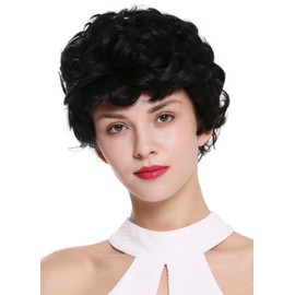 WIG ME UP - DW-2740-1 Women's Short Curly Wig Black