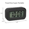 FAMICOZY Small Digital Alarm Clock,Simple Operation,Easy to Read,Ascending Alarm,12/24Hr,Snooze Backlight