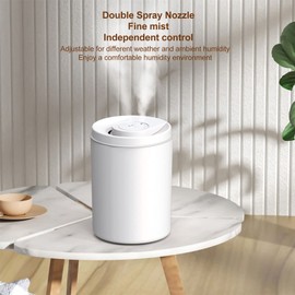 YYQTGG USB Humidifier, 5L Low Noise Top Fill Mist Humidifier for Living Room for Office