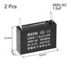uxcell Ceiling Fan Capacitor CBB61 1.5uF 450V AC Single Insert