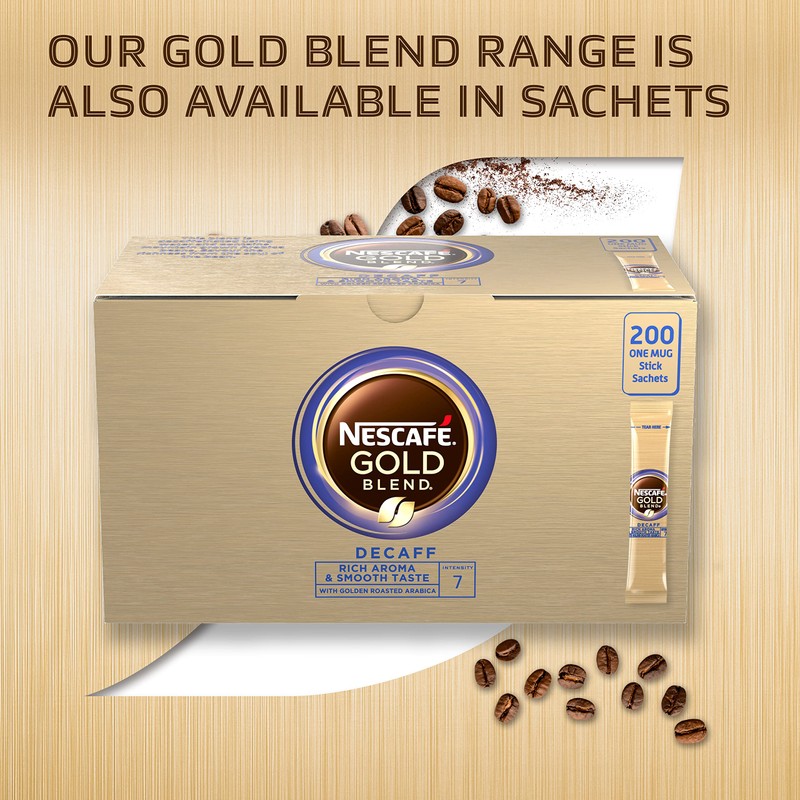 NESCAFÉ Gold Blend Decaf Instant Coffee 500g Tin