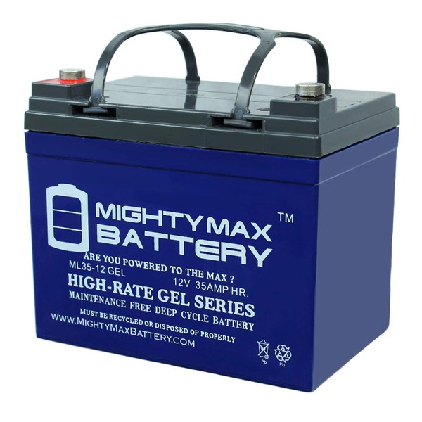 12V 35AH Gel Battery for Rascal 445PC, 600C, 600F, 600T