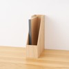 Mujin Ryohin Wooden Stand File Box for A4 Size Approx.