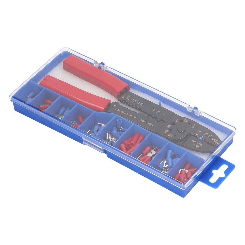 Wire Terminals Crimping Tool PVC Insulated Terminal Crimper Kit for