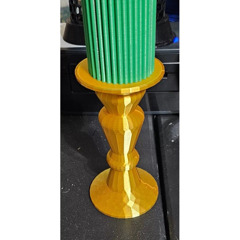Power Rangers Green Candle Tea Light With Gold Candle Stick