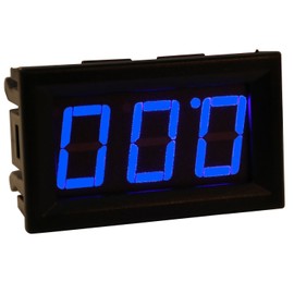 MATEE 3-Wire Digital Voltmeter DC 0.00-30.0V with Blue LED Display and Reverse Polarity Protection