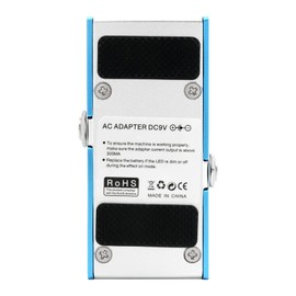 Mingzhe EF-03 Electric Guitar Effect Pedal Portable Guitar Effector Mini Single Electric Guitar Effect Pedal with True Bypass - Crunch Distortion (Blue)