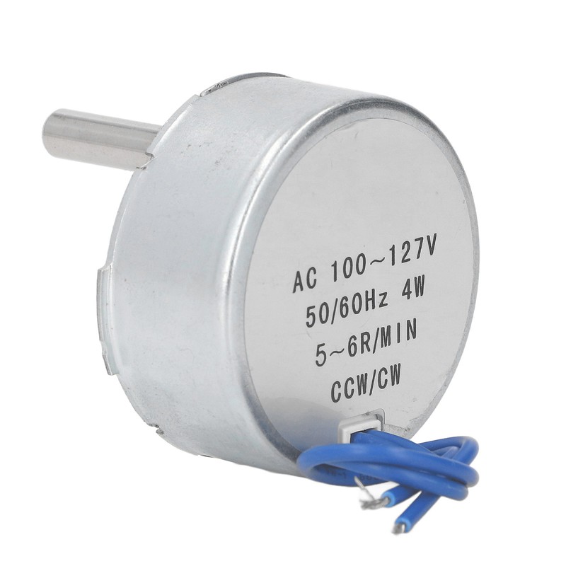 2 Pcs AC Synchronous Motor 50TYC 5 to 6 RPM