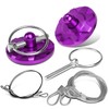 Auto Dynasty Universal CNC Aluminum Track Racing Hood Pins Lock