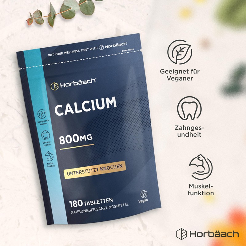 Calcium High Dose Tablets 800 mg | Made of Calcium