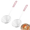 Hahhhha 2pcs Stainless Steel Wire Skimmer Spoon with Hook, Stainless