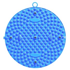 samlyru 足ツボマット 指圧ボード 足つぼマッサージ 収納便利 33cm フットマッサージャーマット 疲労改善 人間工学 足ツボ マット 滑り止め 男女兼用 家庭用 (ブルー)