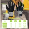 Zoleker Work Gloves TPR Impact Resistant Puncture Cut Resistant Touchscreen