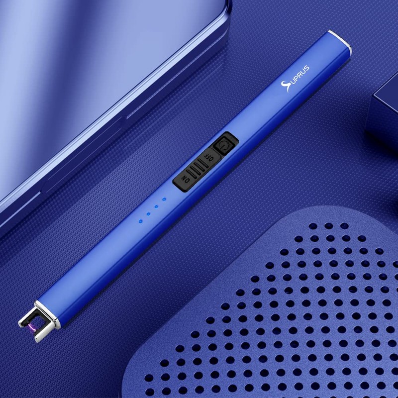 SUPRUS Electric Lighter Arc Windproof Flameless USB Rechargeable Lighter with