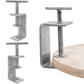 2 Pieces Lifting Rings C Clamp, 78mm Stainless Steel Heavy Duty Carrier Clamp, M10 C Clamps for Clamps, Clamps & Tensioners, Woodworking Tool, DIY & Car Repair