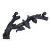 Decorative Hook Black Bird Branch Shape Three Dimensional Wall Mounted