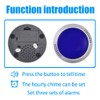 LAKXIUL Talking Button Clock - for The Blind, Elderly or