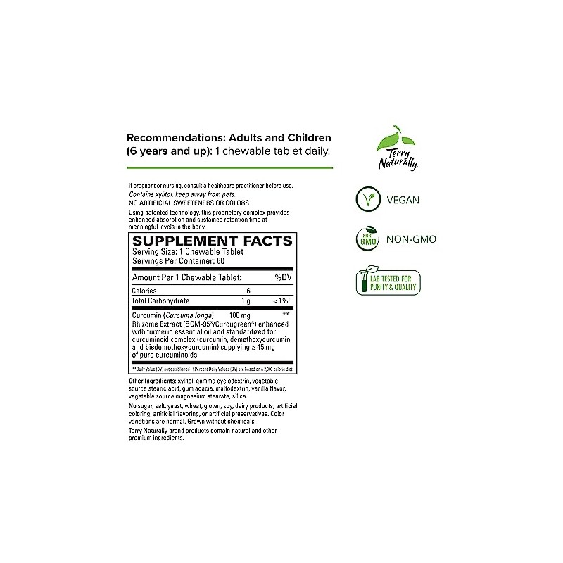 Terry Naturally Terry Naturally CuraMed 100 mg Curcumin Complex -