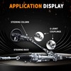 5/8" -36 Spline X 3/4" DD Chrome Steering Universal Joint