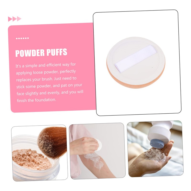 Minkissy 5sets Travel Makeup Dual-use Powder Puff Makeup Sponge for