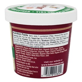 Bob's Red Mill Organic Gluten-Free Oatmeal Cup, Cranberry Orange, 2.47 OZ (Pack of 1)