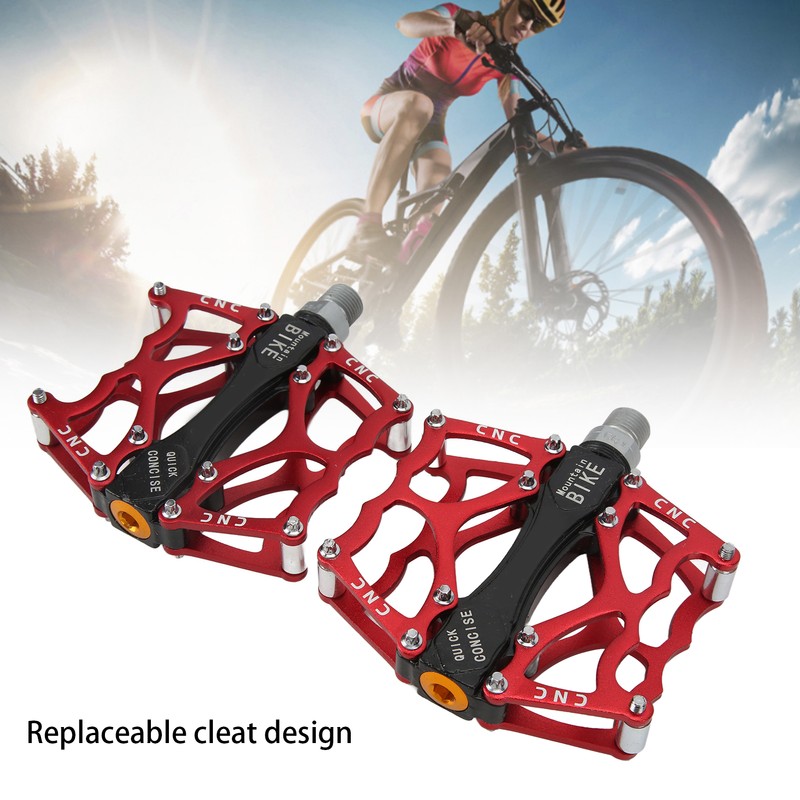 1 Pair Mountain Bike Pedals Aluminum Alloy High Speed Bearing