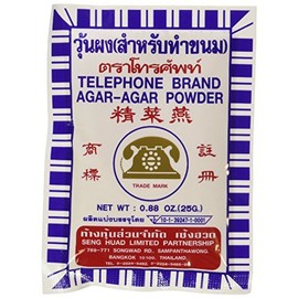 Telephone Product of Thailand Agar Powder, 0.88 Ounce (Pack of 5)