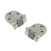 Semetall 4PCS Stainless Steel Boat Hinges,Butler Tray Hinge,Marine Grade Hatch