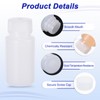 PATIKIL 20 Pcs 60ml Reagent Bottles, HDPE Wide Mouth Round