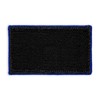 Blue & White American Flag Embroidered Patch 2" x 3"