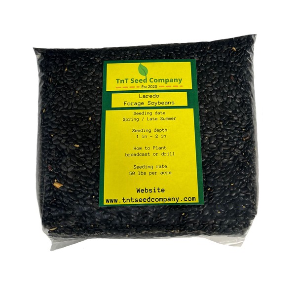 TnT Seed Company Laredo Forage Soybeans Food Plot Seed, 1/10