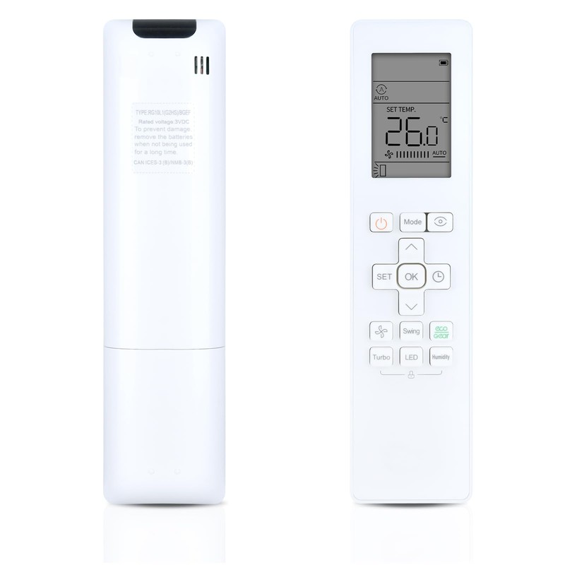 Replacement Remote Control fit for Senville LETO Series Air Conditioner